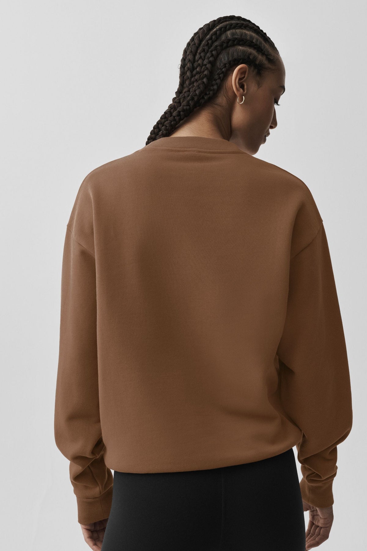 Sweat à col rond Accolade - Brun ensoleillé