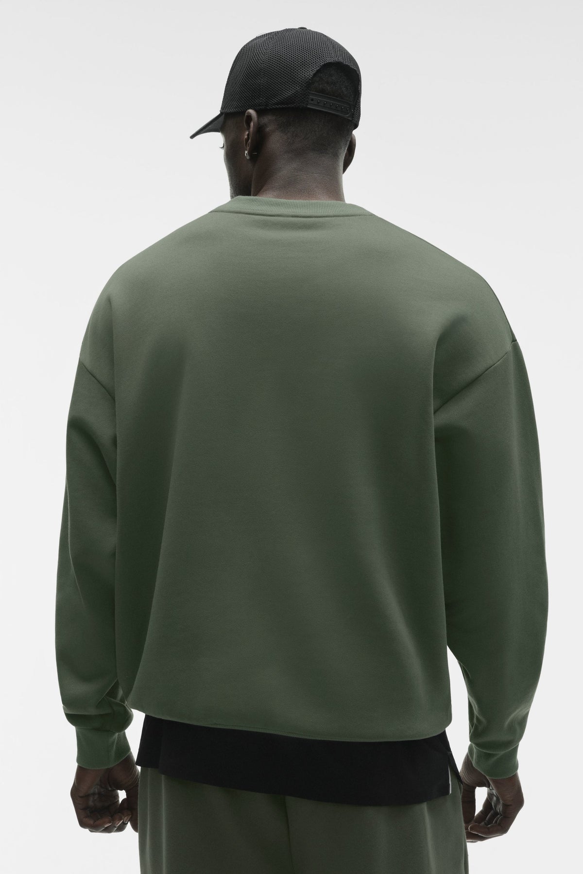 Sweat à col rond Accolade - Vert bambou