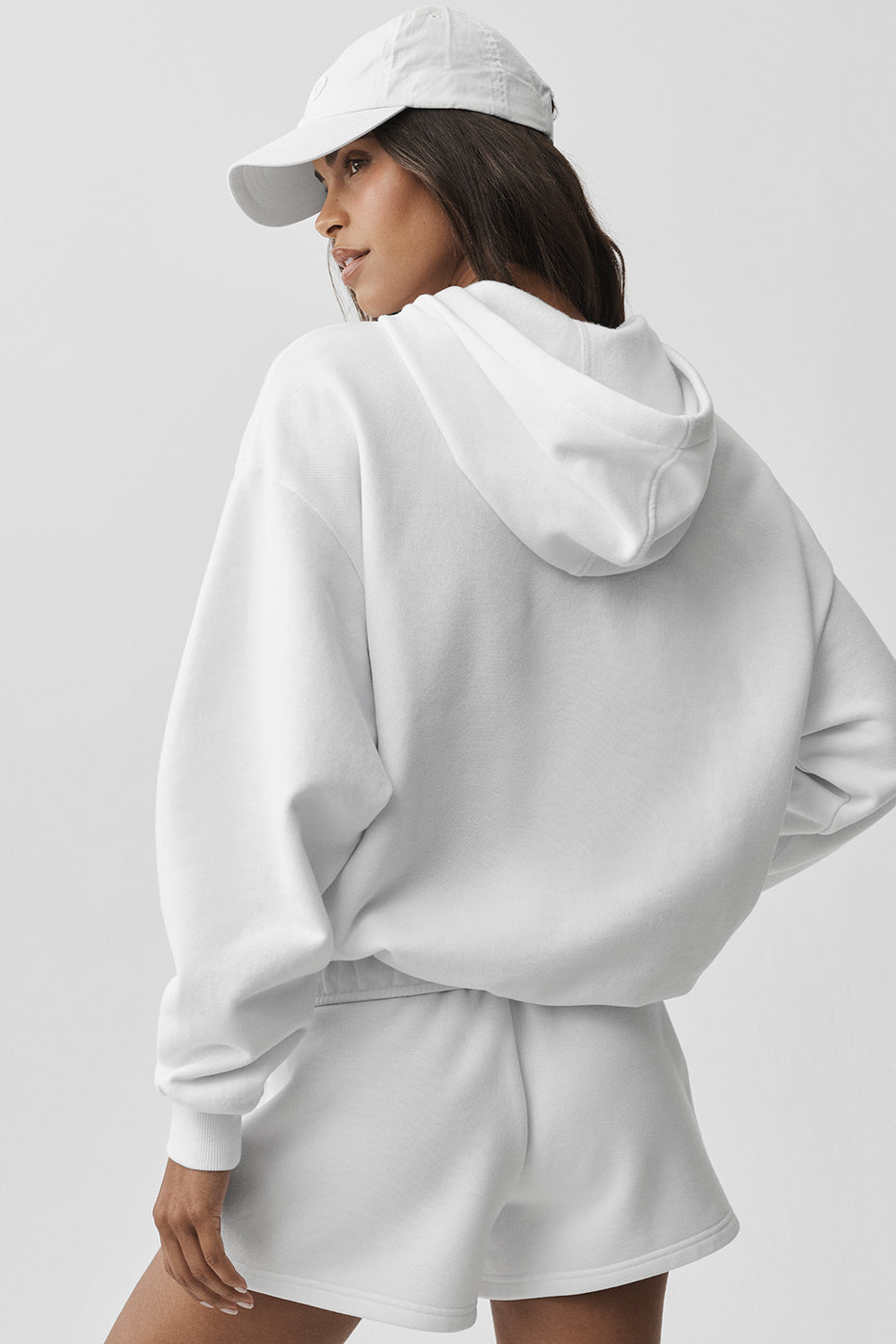 Sweat à capuche Accolade - Blanc