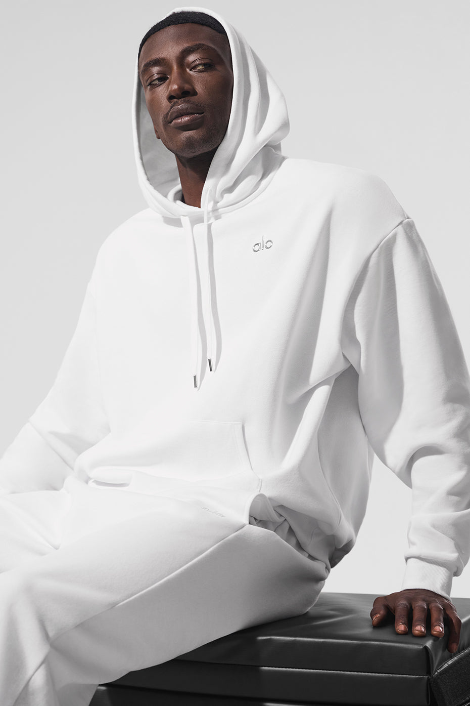 Sweat à capuche Accolade - Blanc