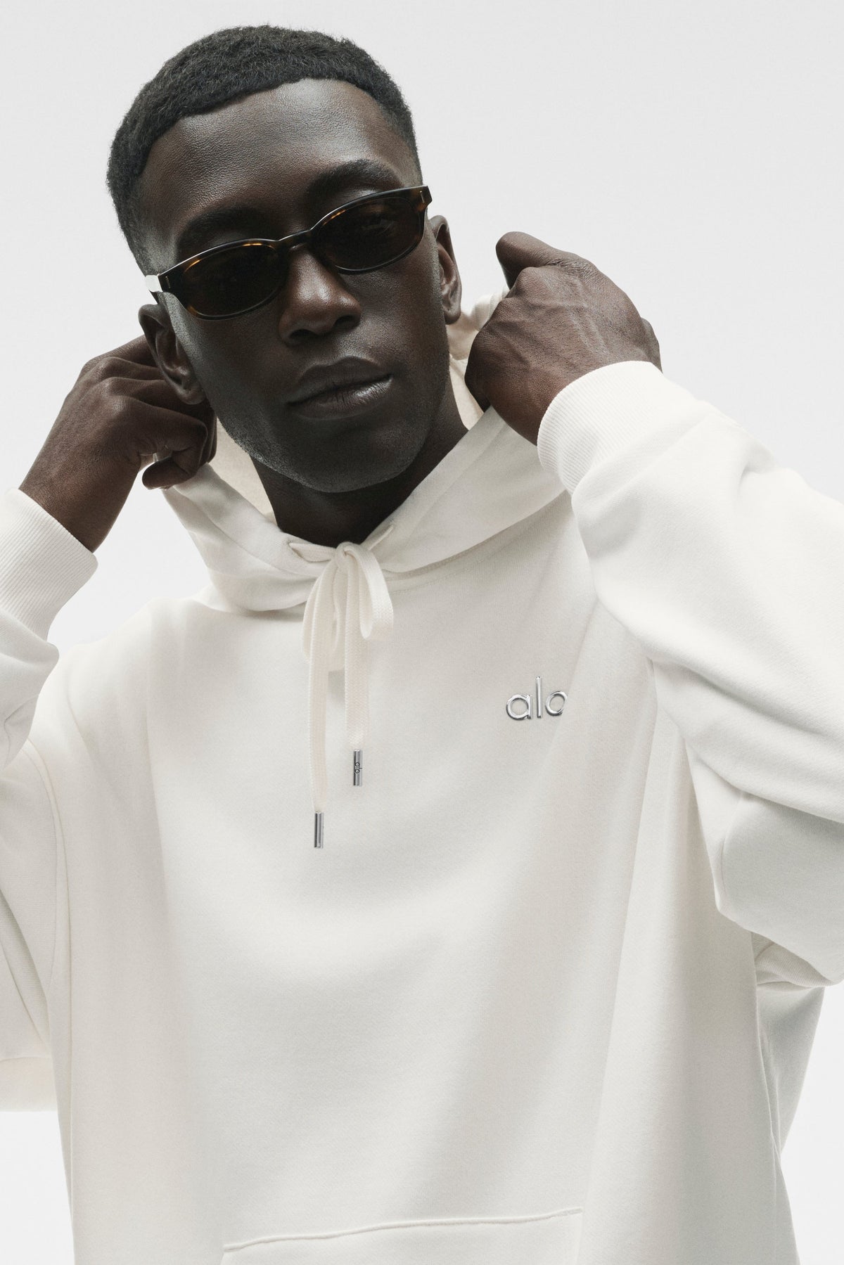 Sweat à capuche Accolade - Ivoire