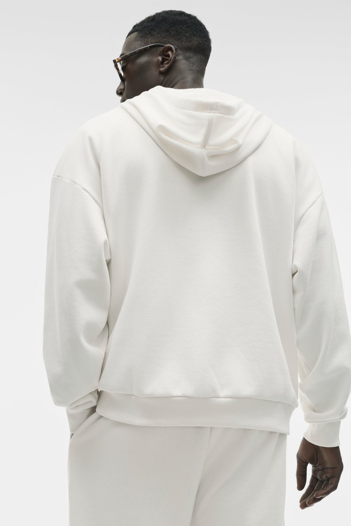 Sweat à capuche Accolade - Ivoire