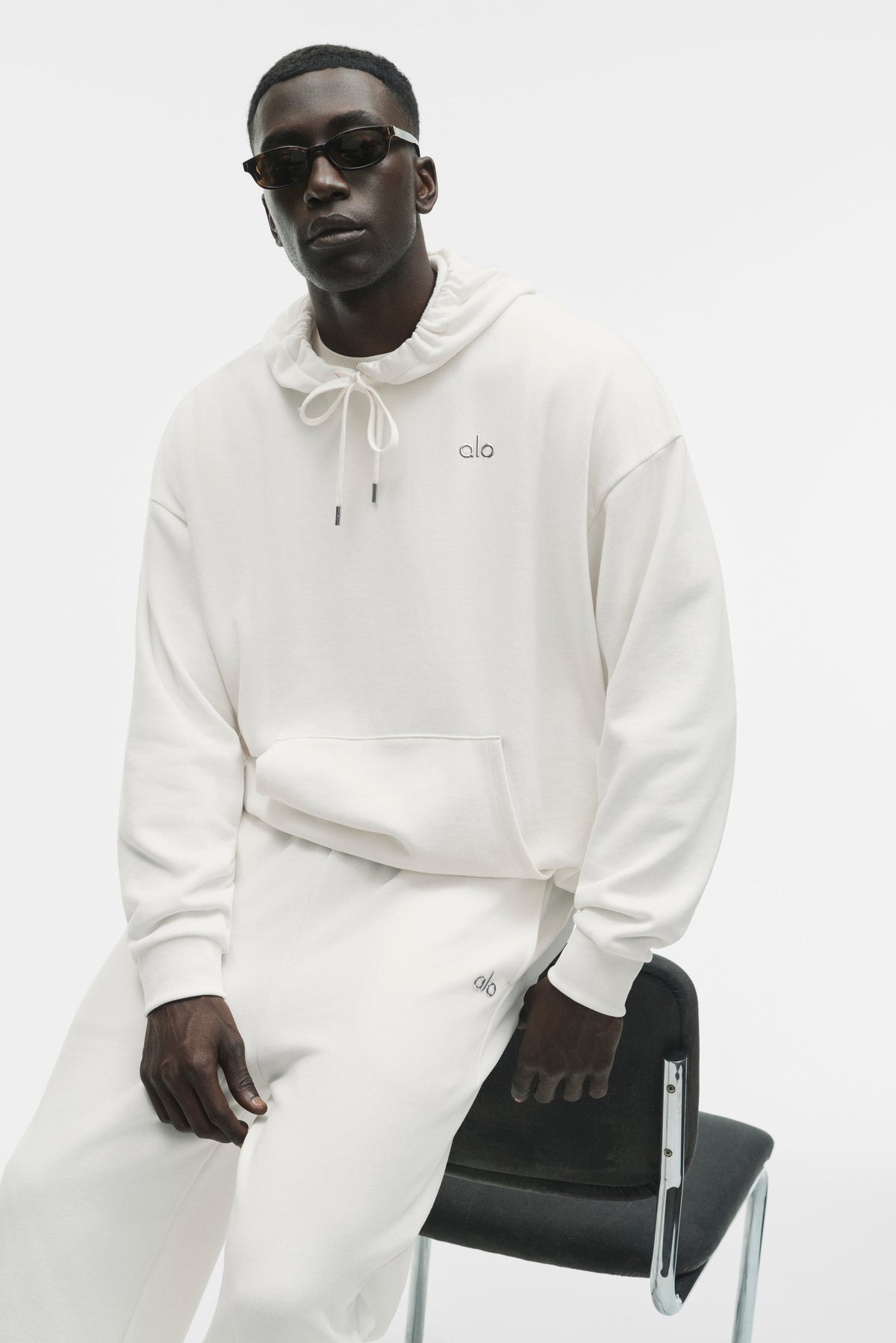 Sweat à capuche Accolade - Ivoire