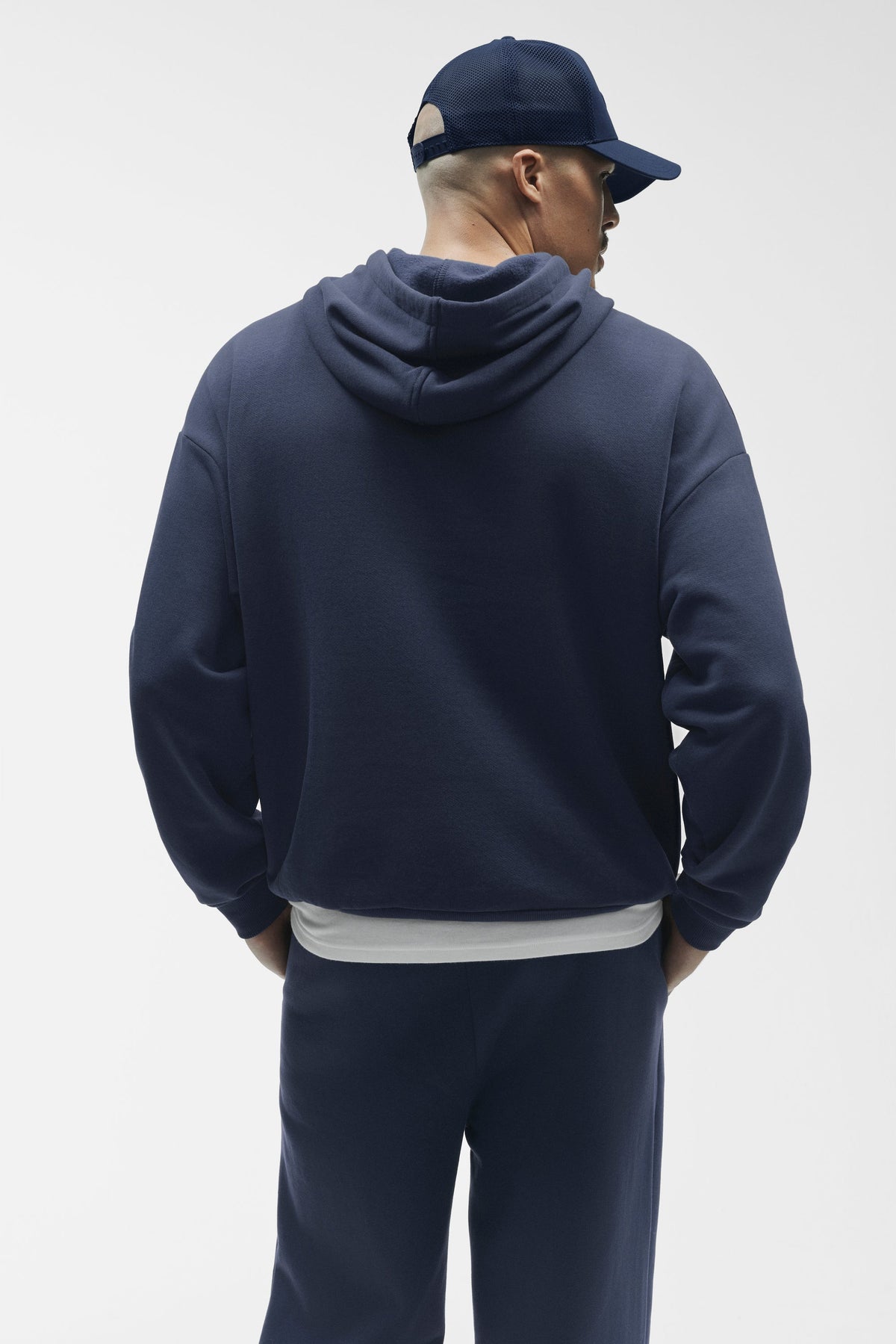 Sweat à capuche Accolade - Bleu marine
