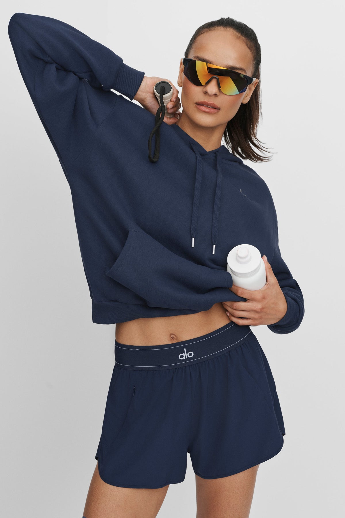 Sweat à capuche Accolade - Bleu marine