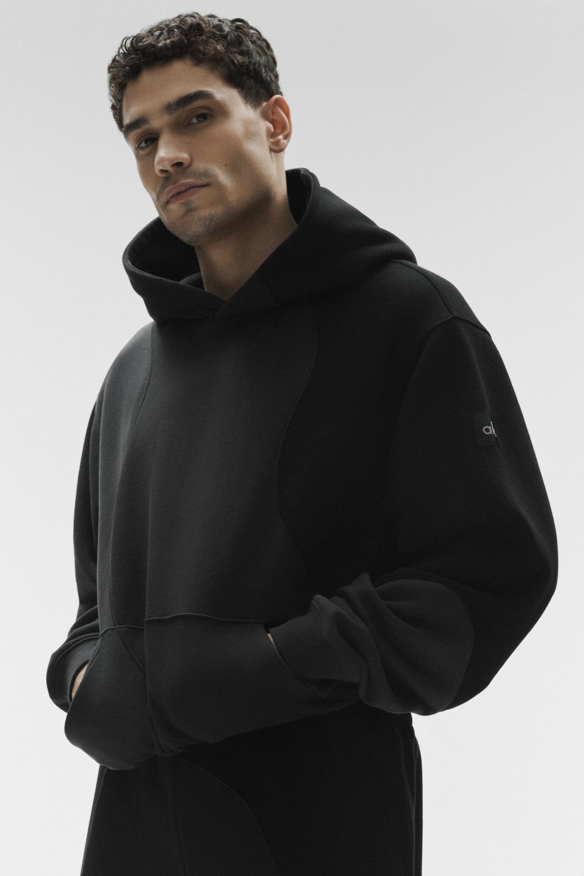 Sweat à capuche Make Waves - Noir vintage ton sur ton