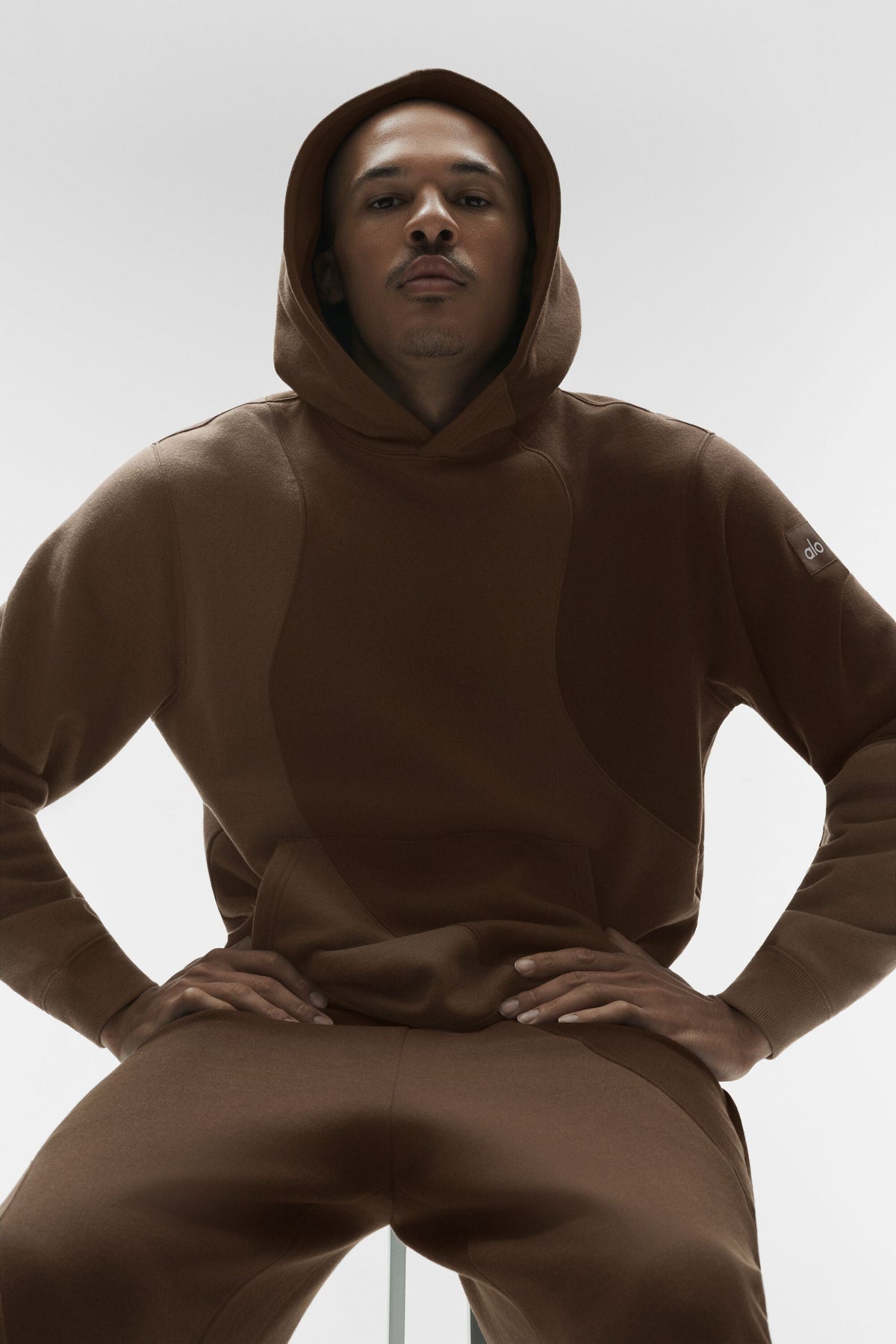 Sweat à capuche Make Waves - Espresso ton sur ton