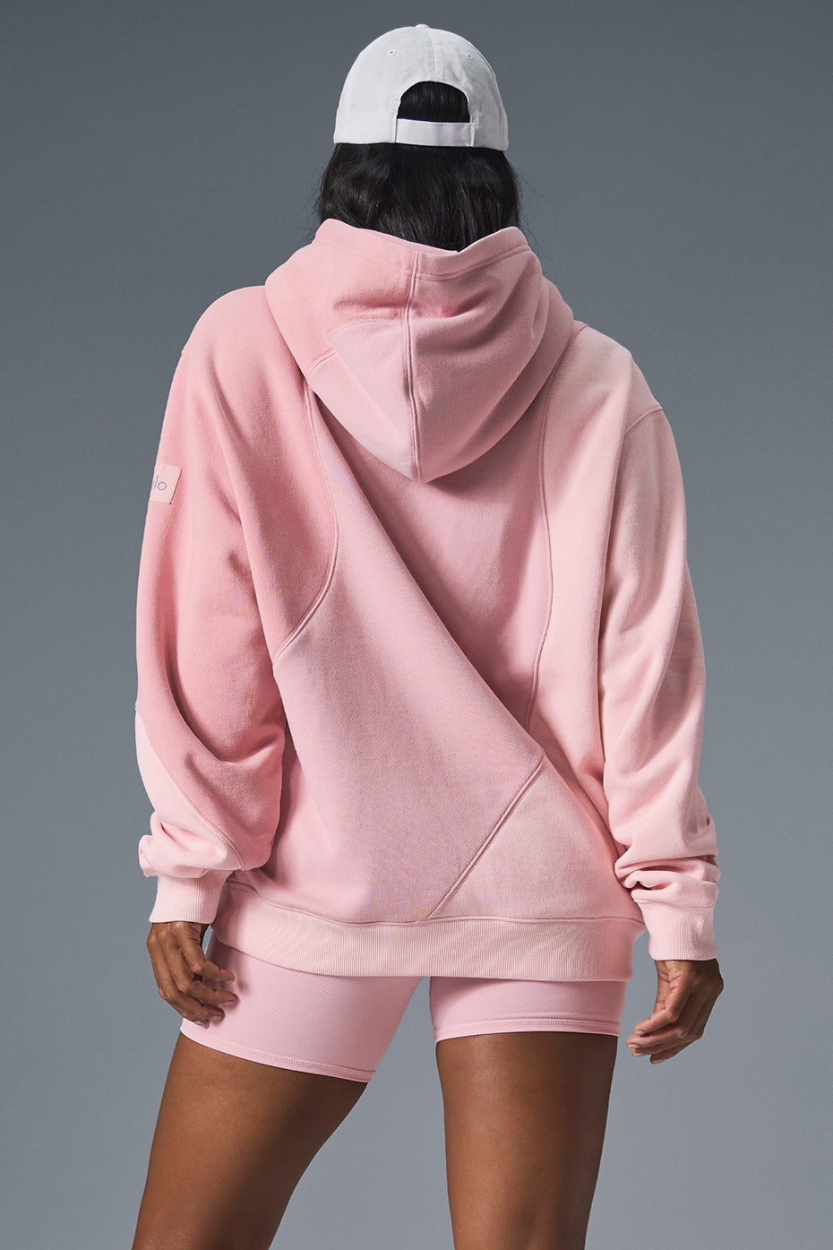 Sweat à capuche Make Waves - Rose coucher de soleil ton sur ton