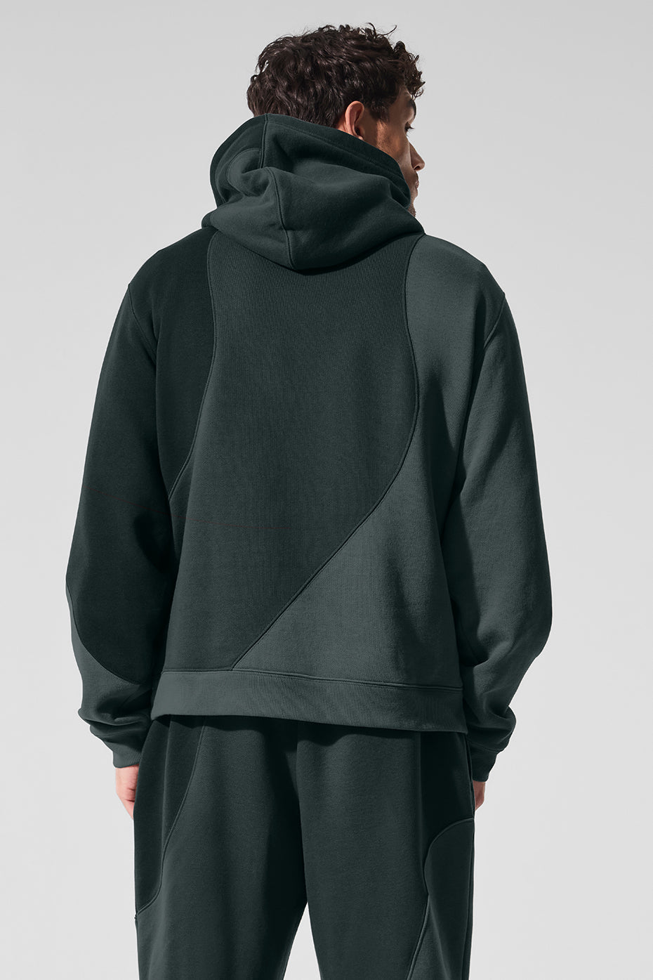 Sweat à capuche Make Waves - Vert charbon ton sur ton