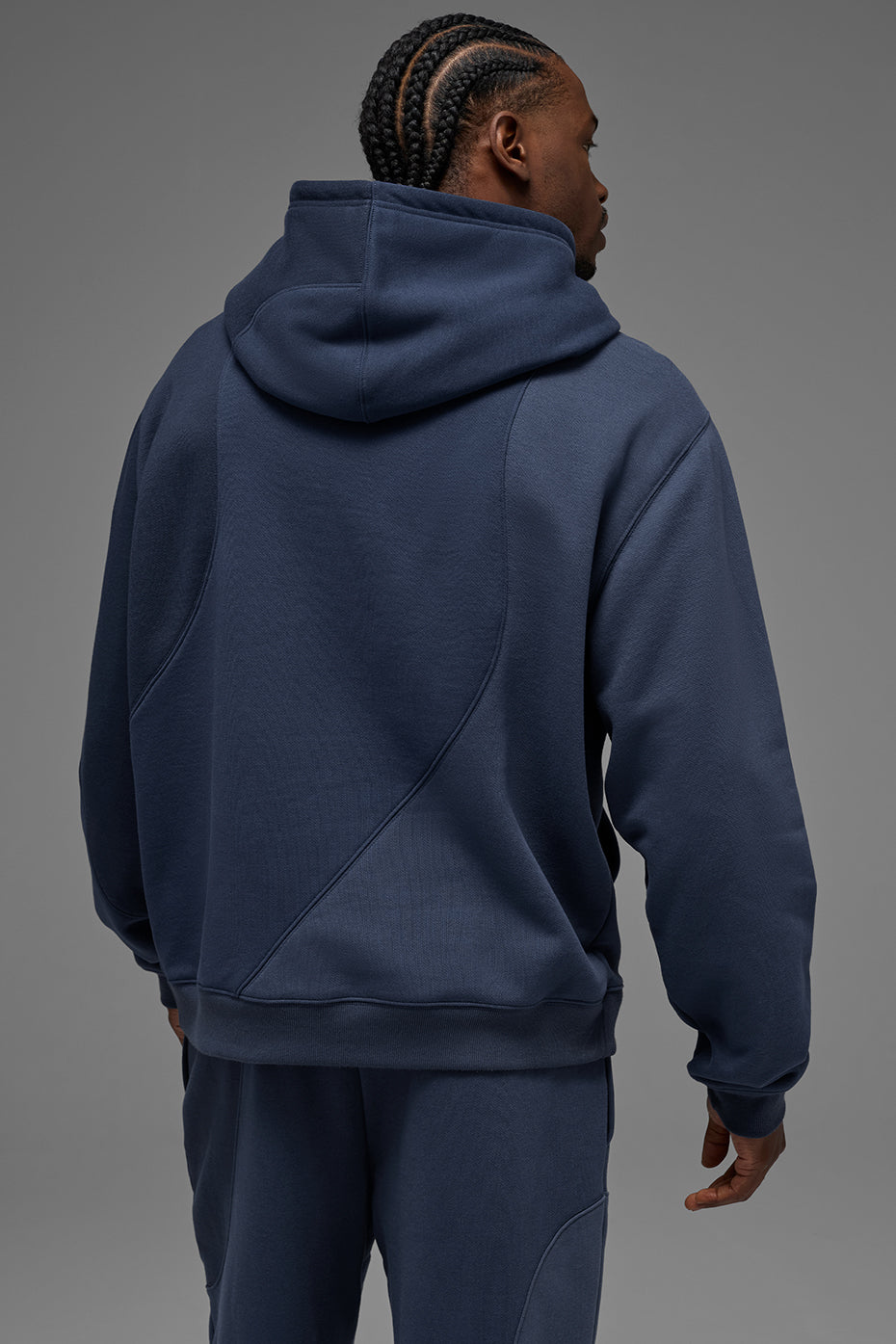 Sweat à capuche Make Waves - Bleu marine ton sur ton