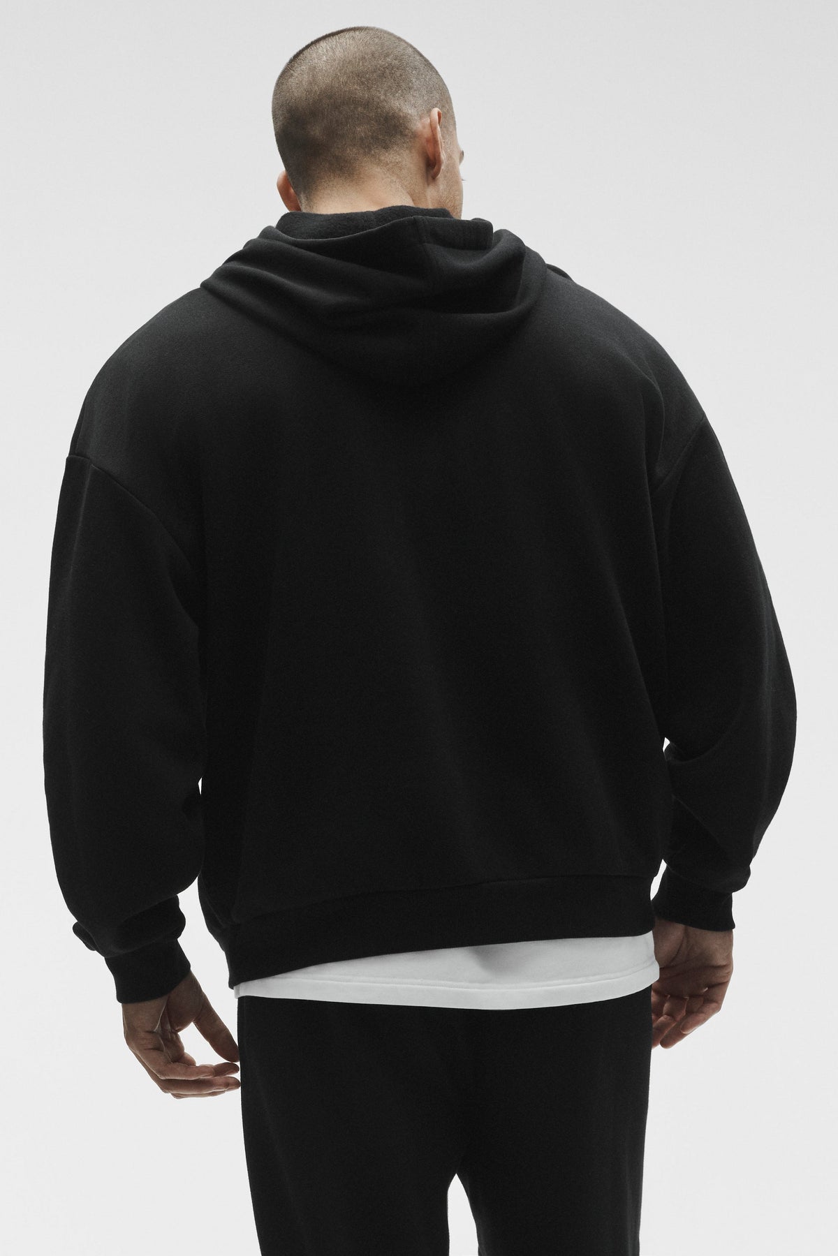 Sweat à capuche entièrement zippé Accolade - Noir