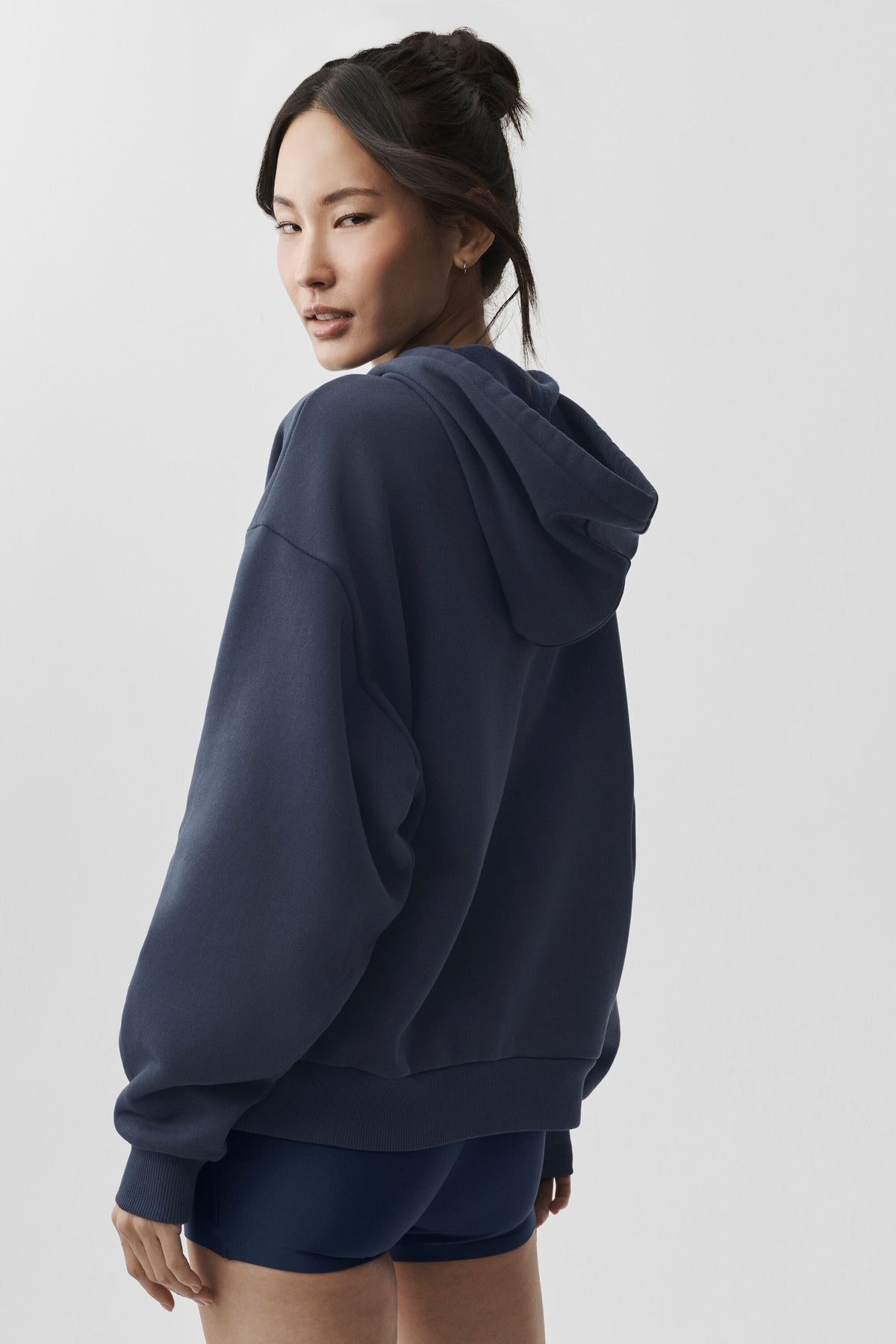 Sweat à capuche entièrement zippé Accolade - Bleu marine