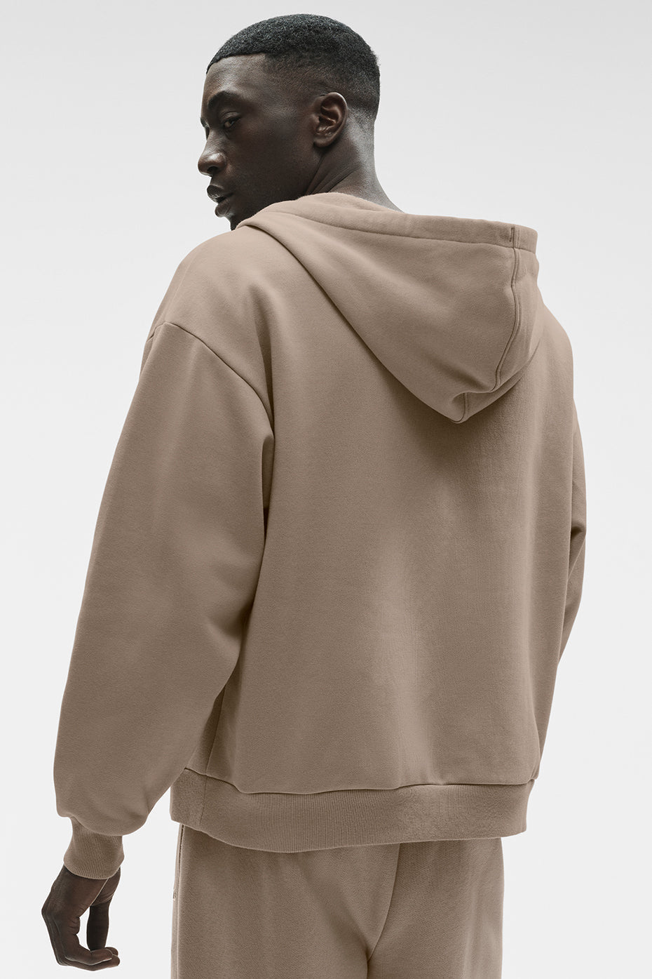 Sweat à capuche entièrement zippé Accolade - Gravier