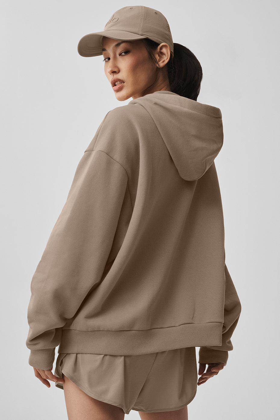 Sweat à capuche entièrement zippé Accolade - Gravier