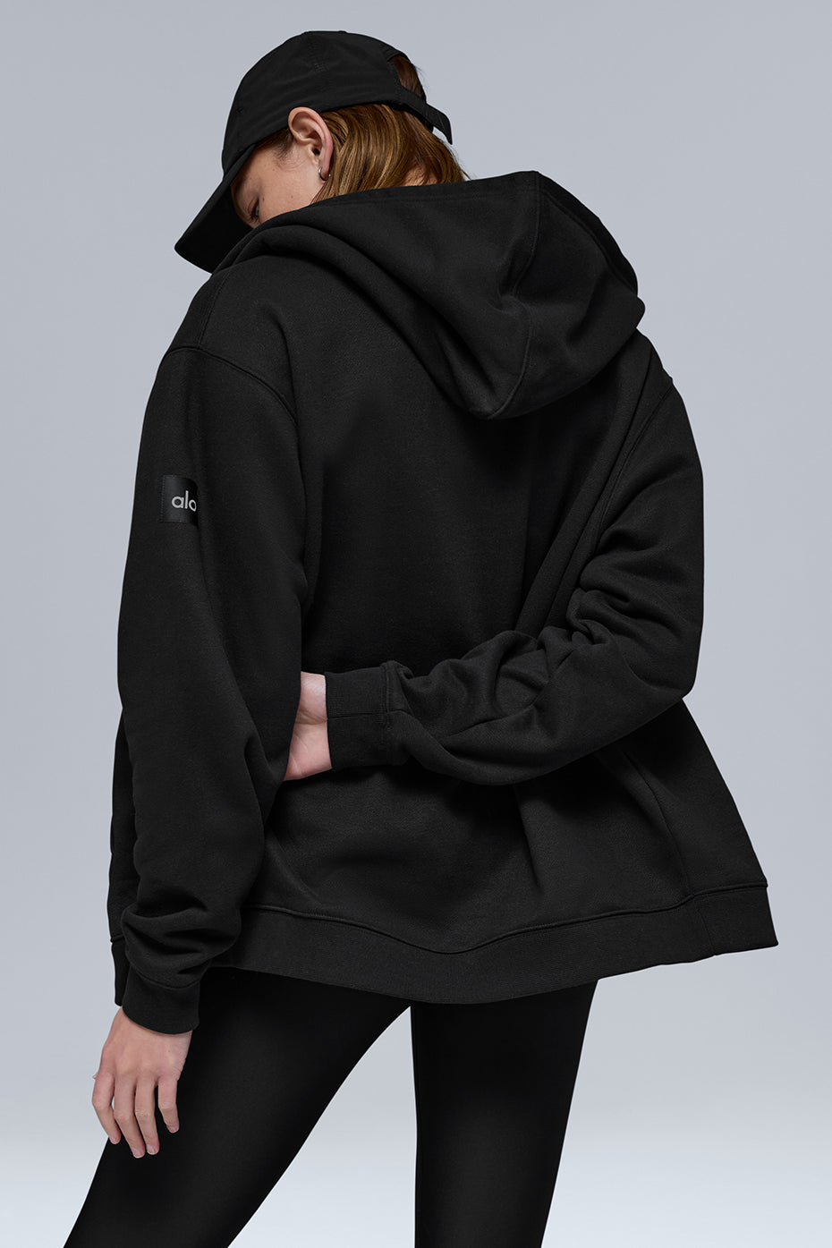 Sweat épais à capuche entièrement zippé Renown - Noir