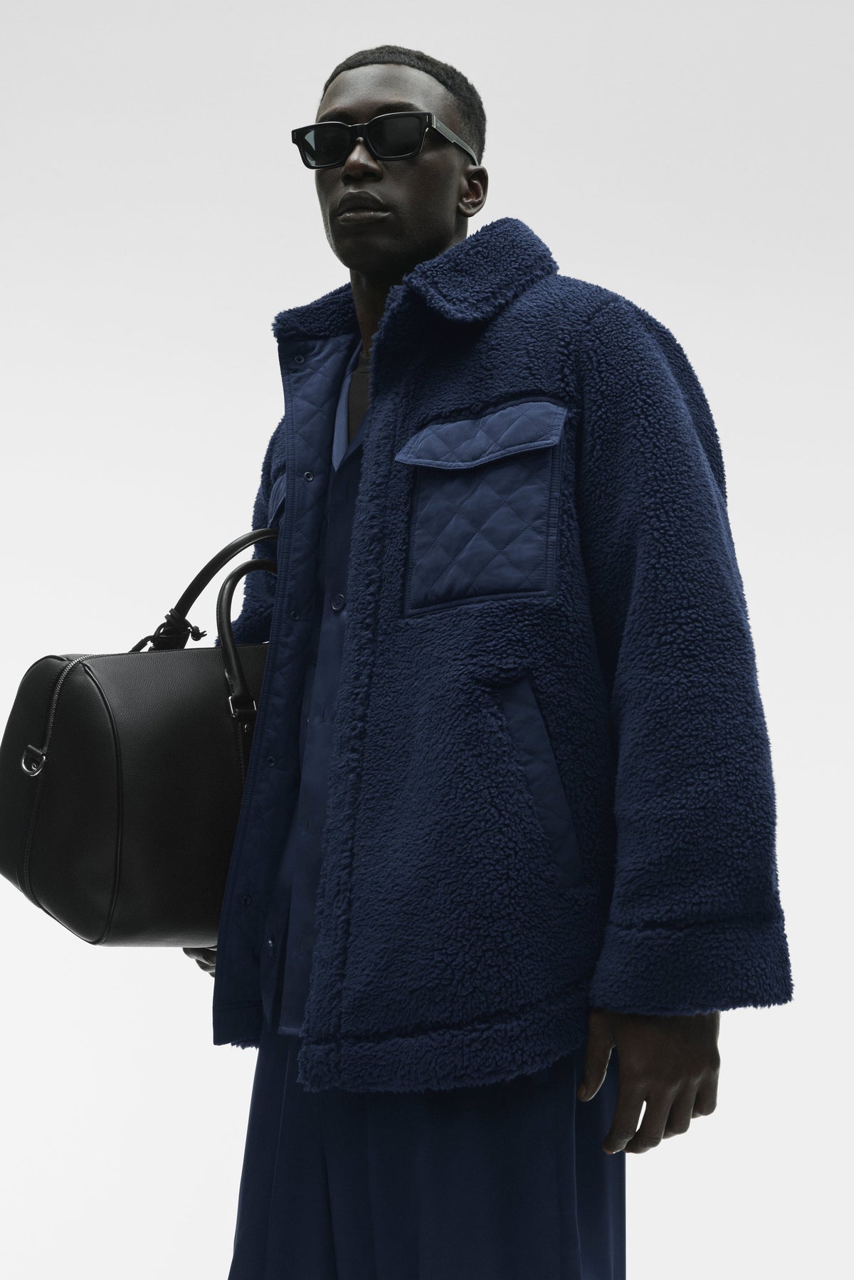 Surchemise Sherpa Edge - Bleu marine