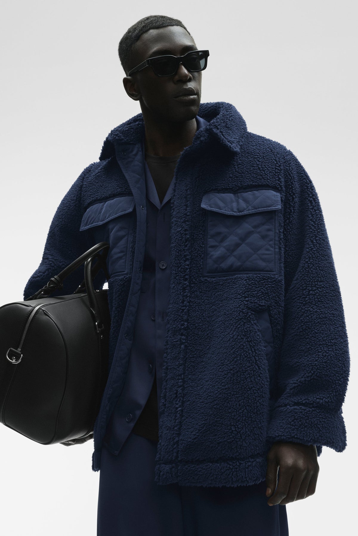 Surchemise Sherpa Edge - Bleu marine