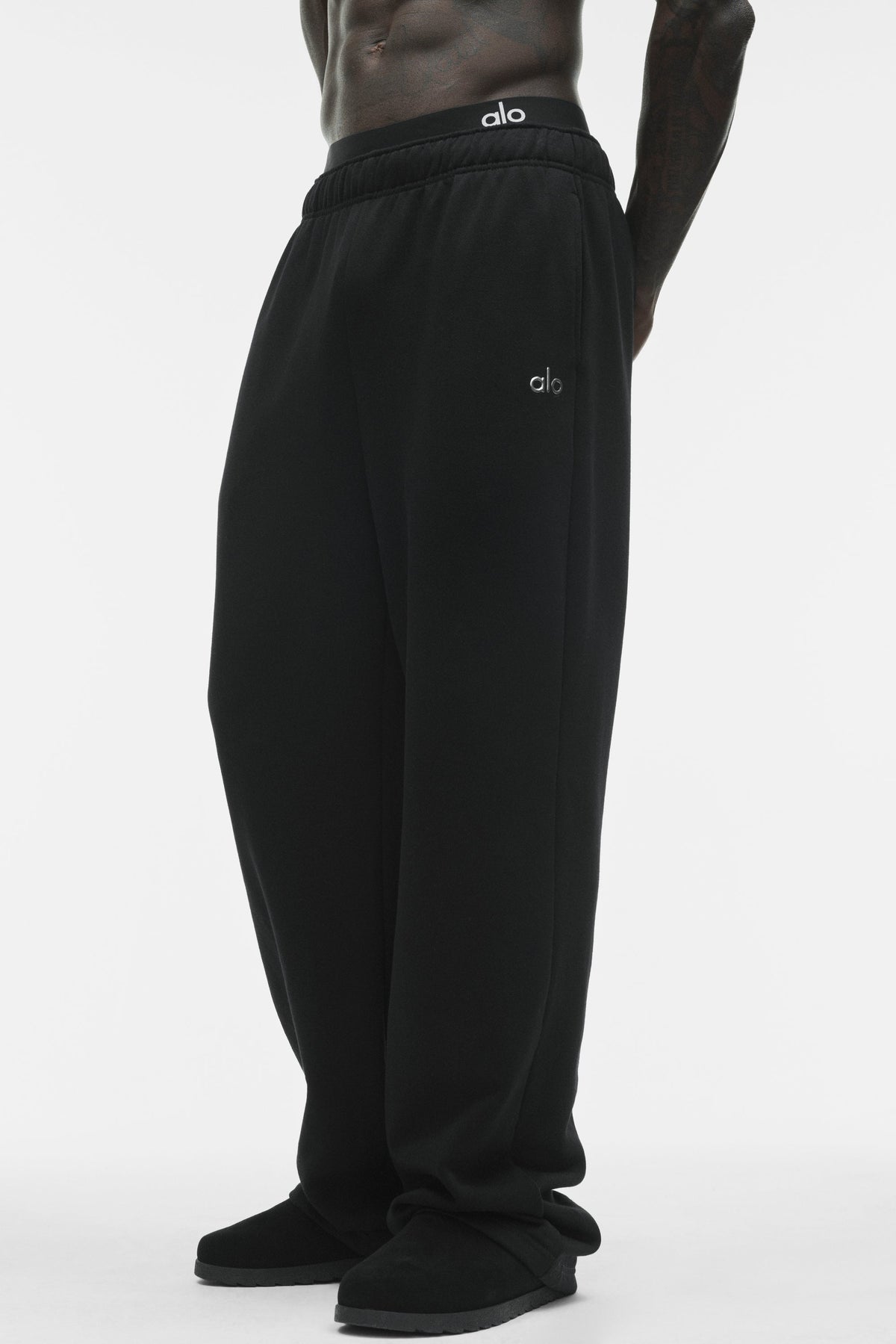 Pantalon de jogging droit Accolade - Noir