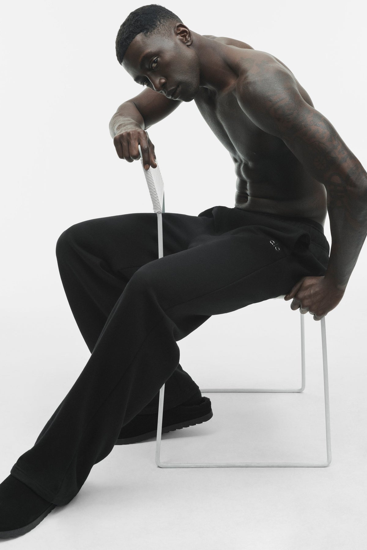 Pantalon de jogging droit Accolade - Noir