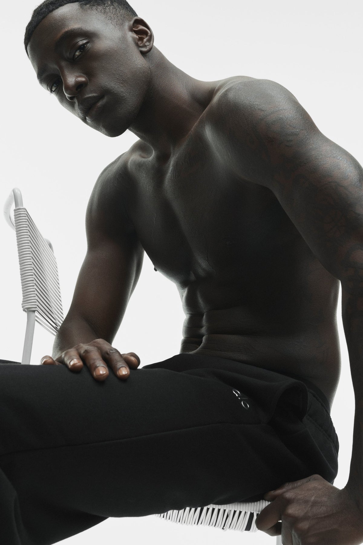 Pantalon de jogging droit Accolade - Noir