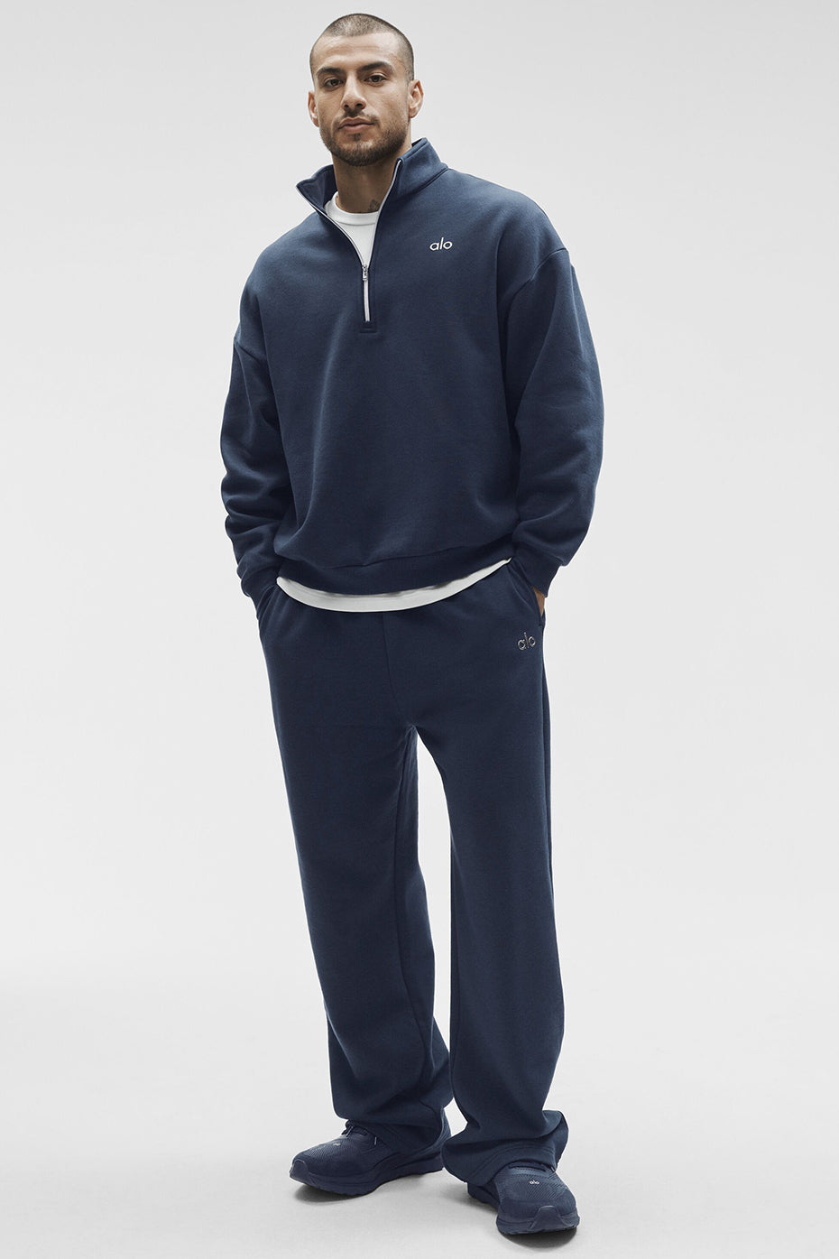 Pantalon de jogging droit Accolade - Bleu marine