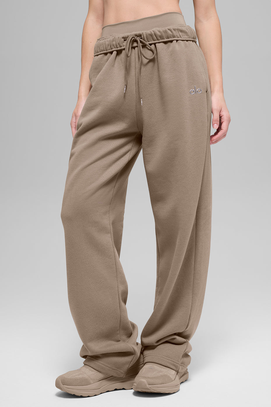 Pantalon de jogging droit Accolade - Gravier