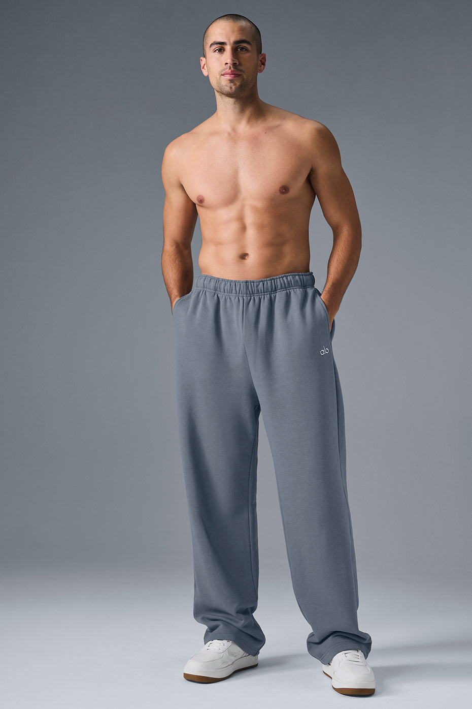 Pantalon de jogging droit Accolade - Gris acier