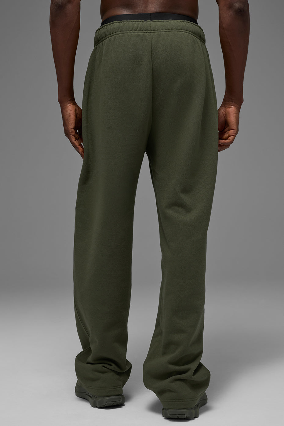 Pantalon de jogging droit Accolade - Olive verte
