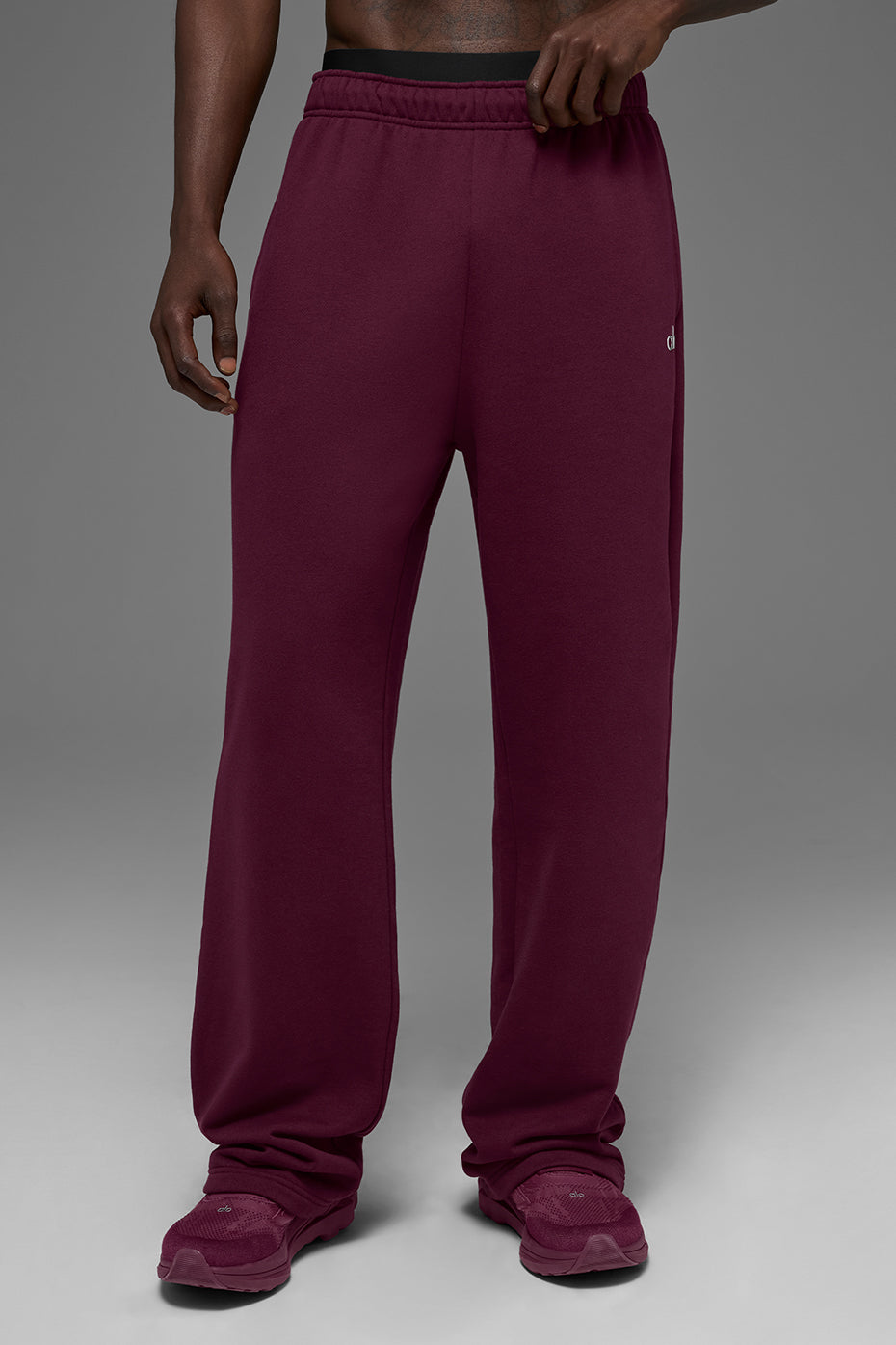 Pantalon de jogging droit Accolade - Bordeaux