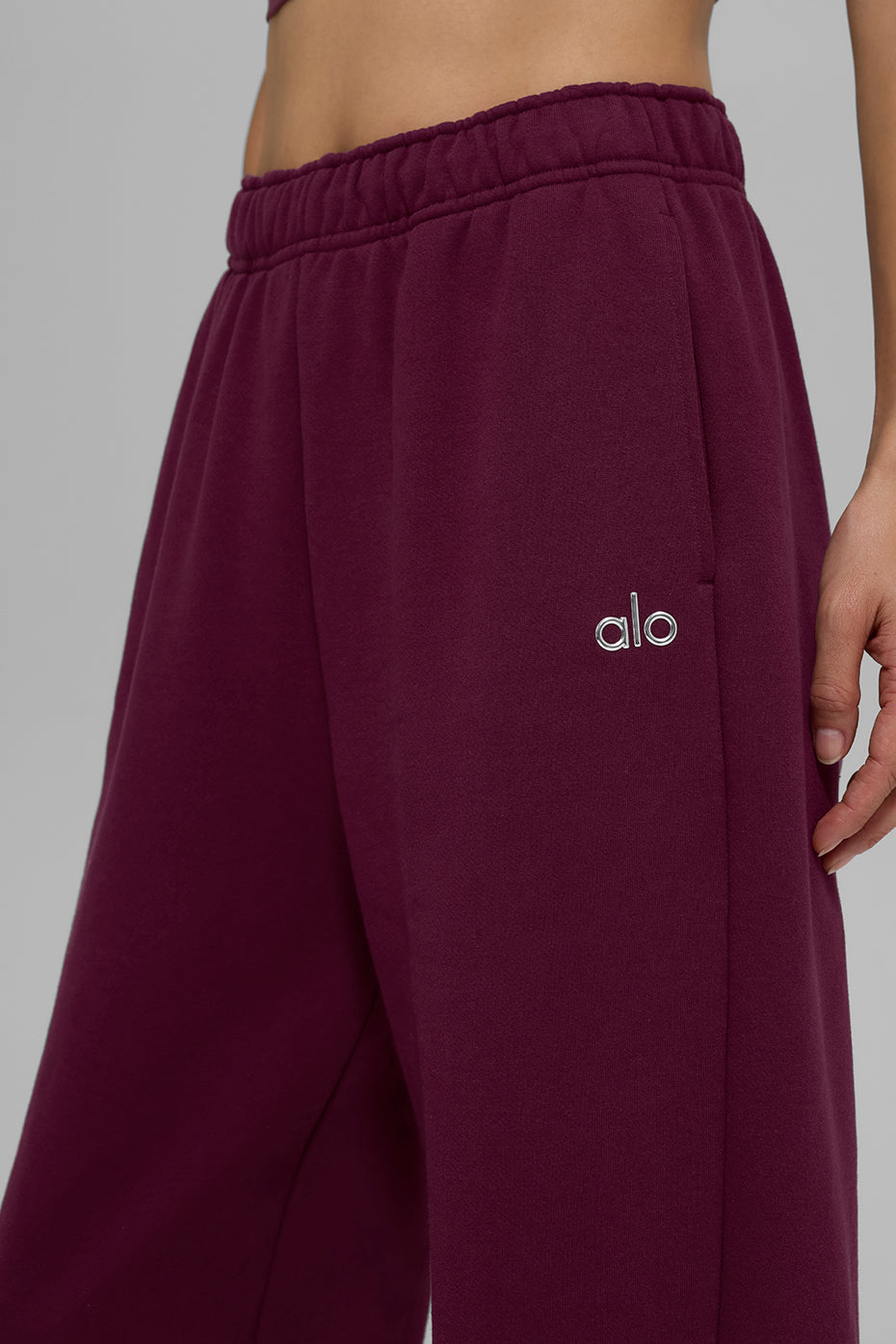 Pantalon de jogging droit Accolade - Bordeaux