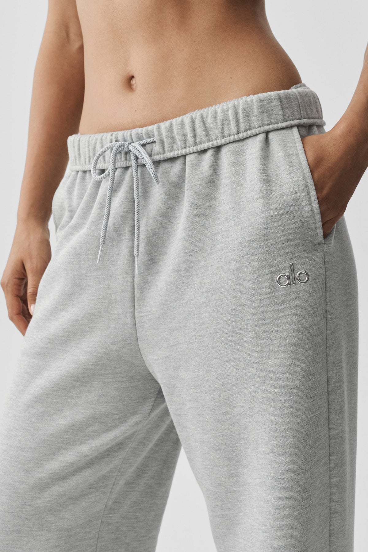 Pantalon de jogging droit Accolade - Gris chiné sport