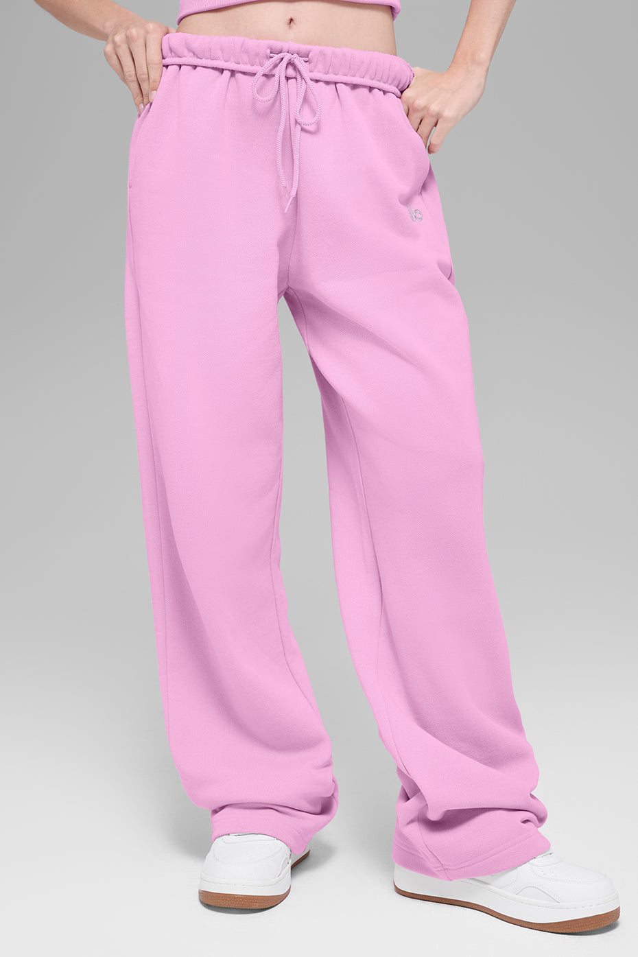 Pantalon de jogging droit Accolade - Rose cœur de bonbon
