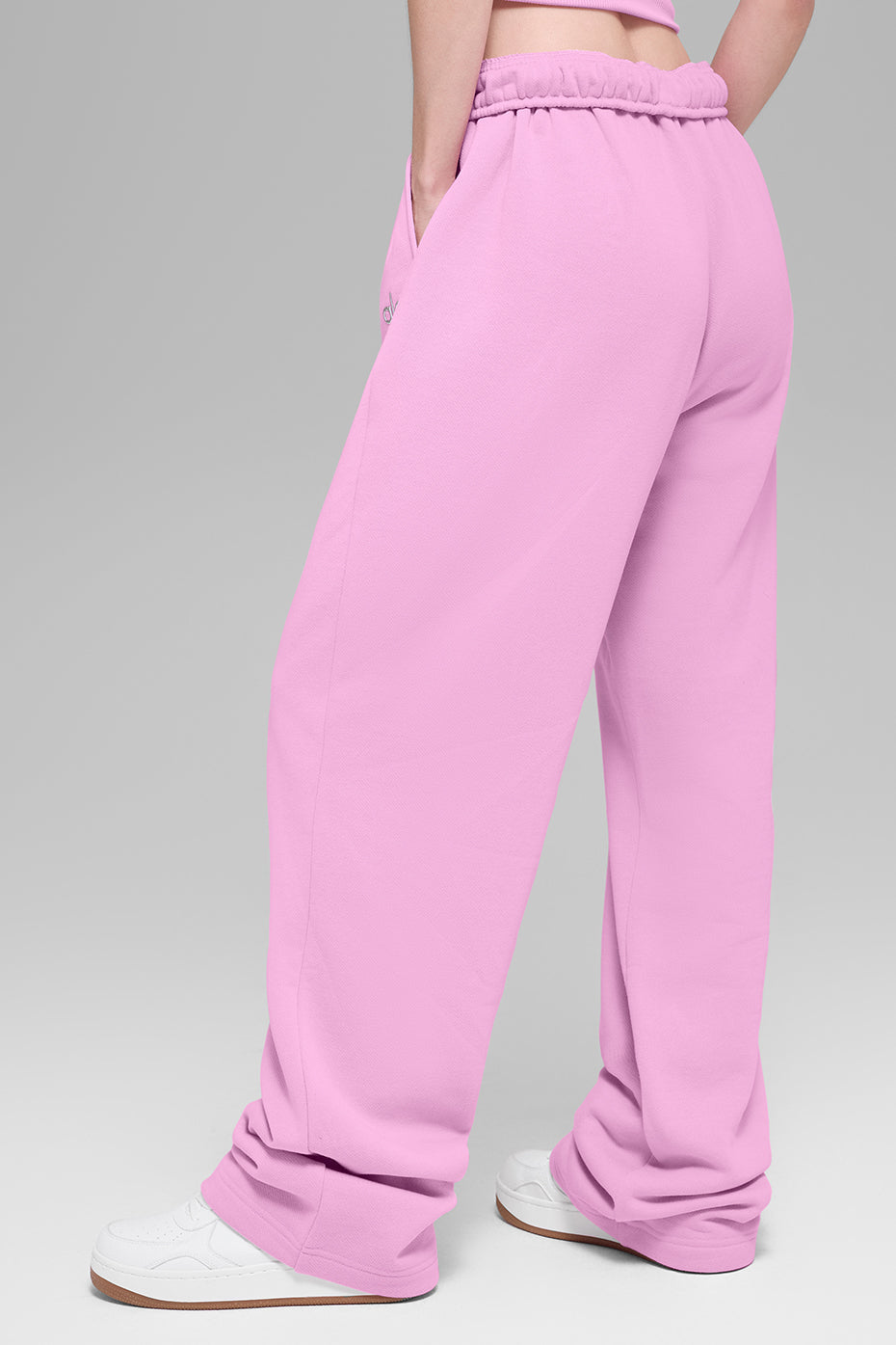 Pantalon de jogging droit Accolade - Rose cœur de bonbon