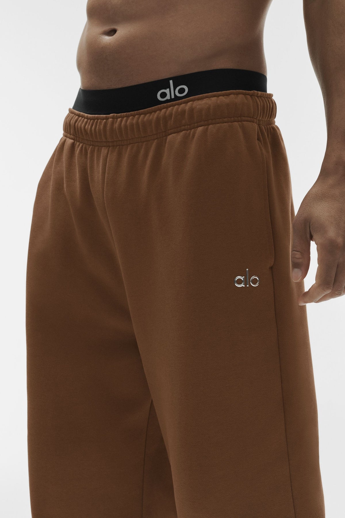 Pantalon de jogging droit Accolade - Brun ensoleillé
