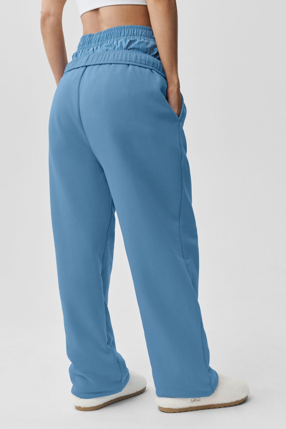 Pantalon de jogging droit Accolade - Bleu Californie