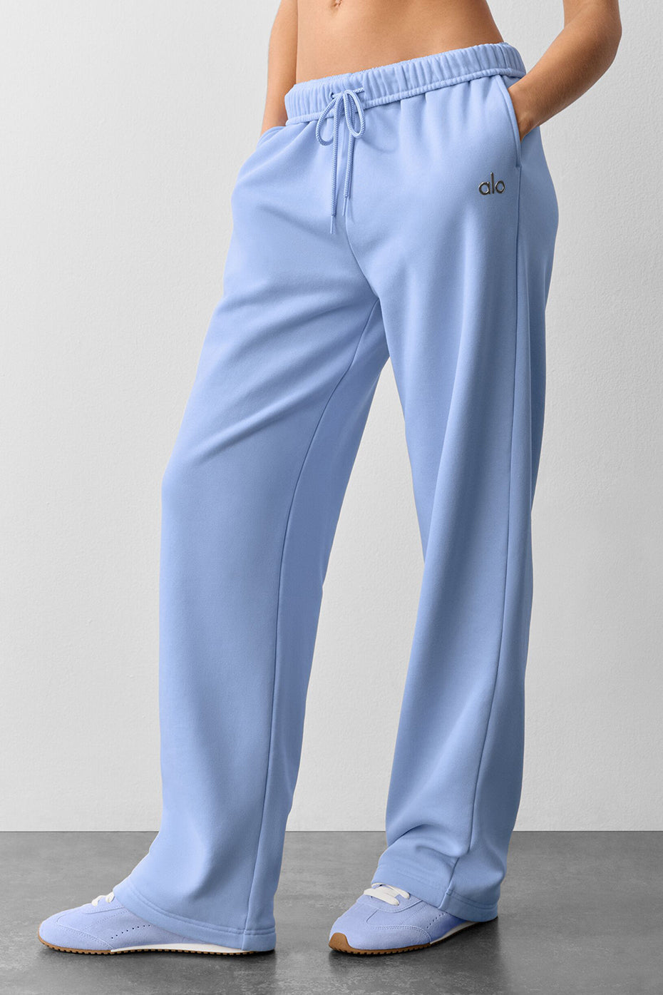 Pantalon de jogging droit Accolade - Bleu Provence clair