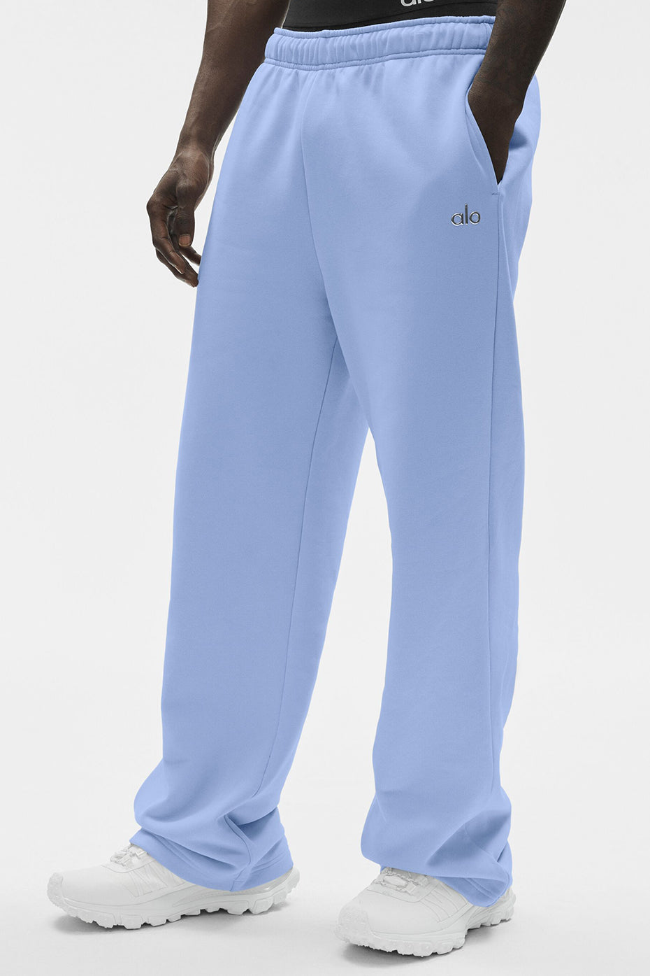 Pantalon de jogging droit Accolade - Bleu Provence clair
