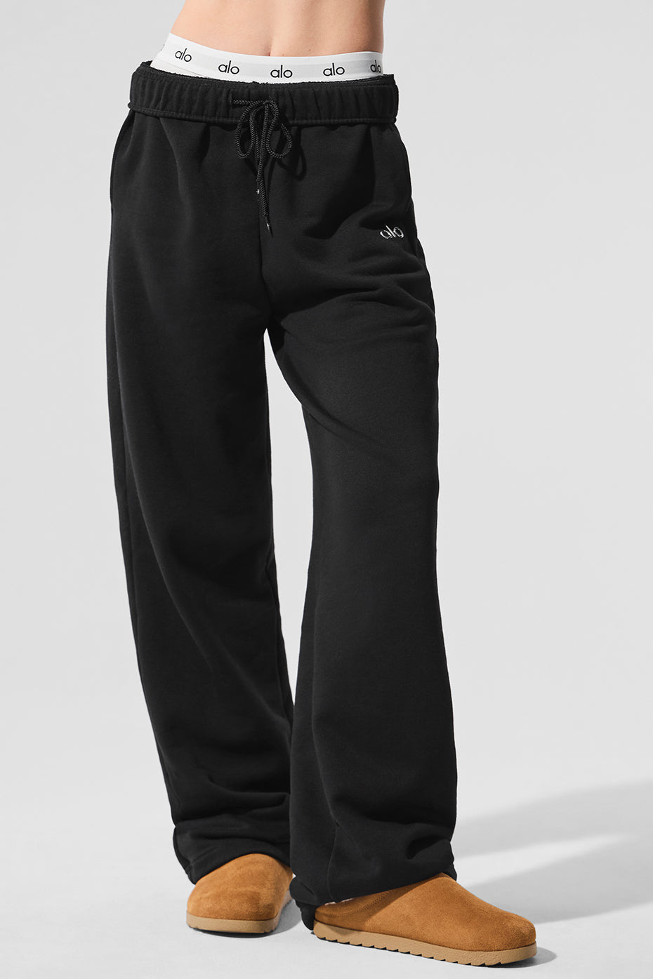 Pantalon de jogging droit Accolade - Noir