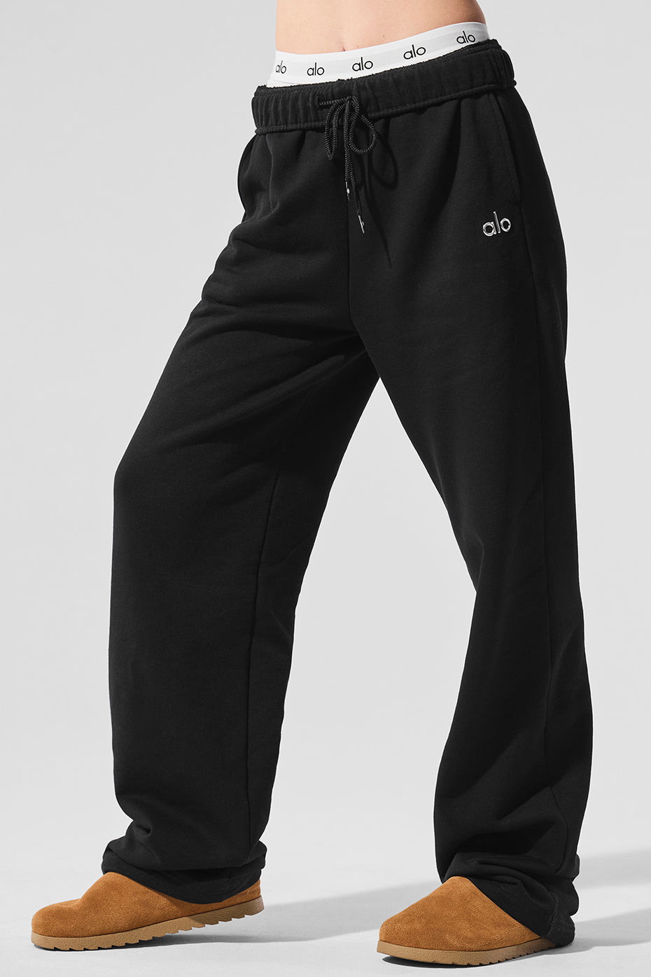Pantalon de jogging droit Accolade - Noir