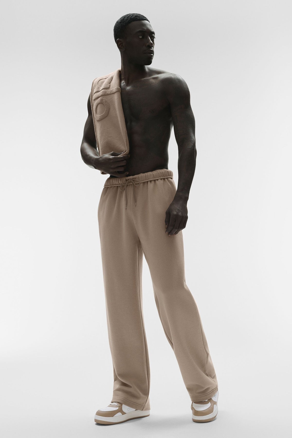 Pantalon de jogging droit Accolade - Gravier