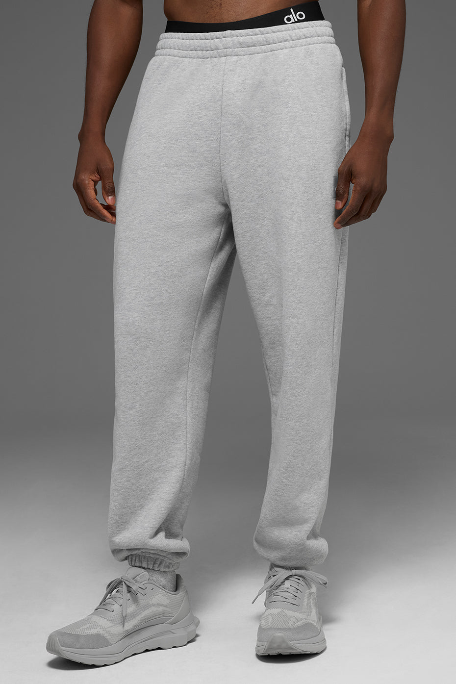 Pantalon de jogging épais Renown à bas resserrés - Gris chiné sport