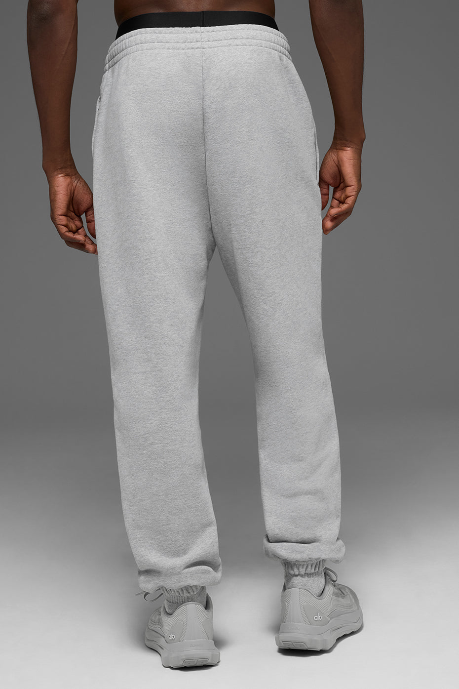 Pantalon de jogging épais Renown à bas resserrés - Gris chiné sport