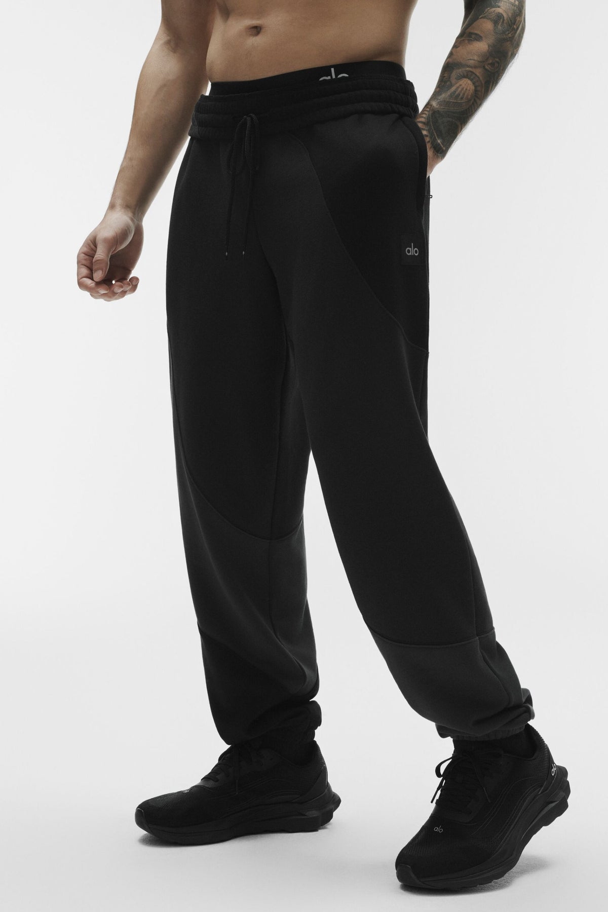 Pantalon de jogging Make Waves - Noir vintage ton sur ton