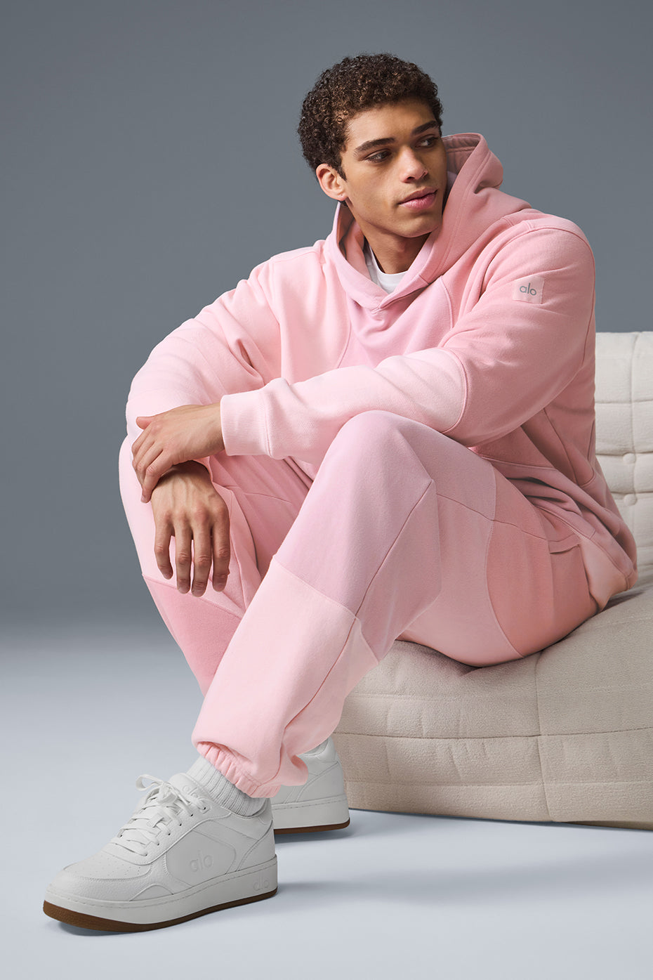 Pantalon de jogging Make Waves - Rose coucher de soleil ton sur ton