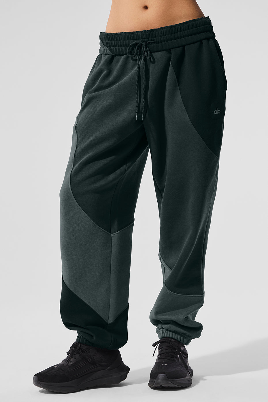Pantalon de jogging Make Waves - Vert charbon ton sur ton