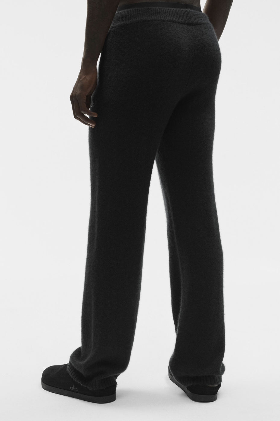 Pantalon de jogging New Class en laine et cachemire - Noir