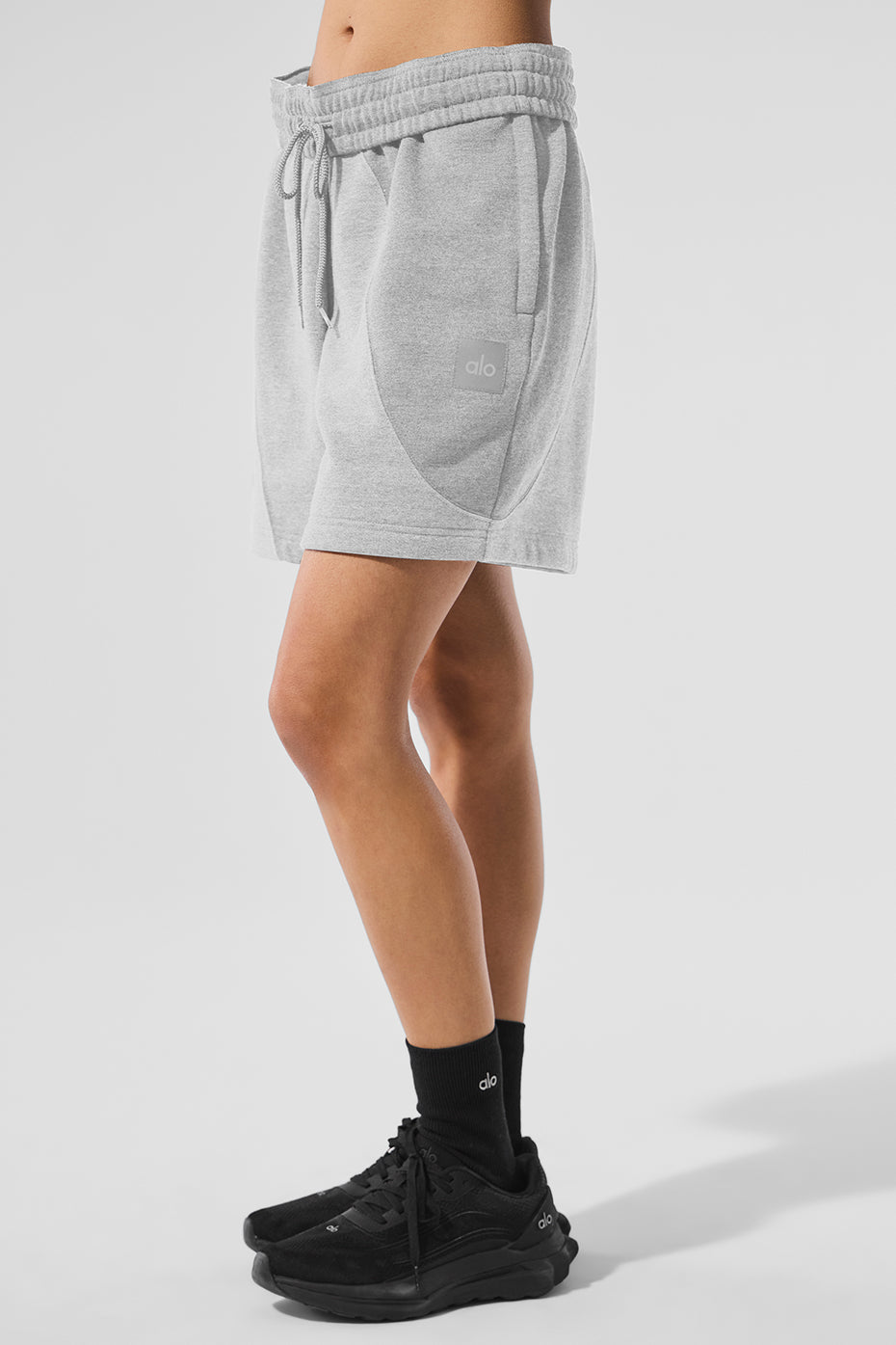 Short Make Waves de 7 pouces - Gris chiné sport ton sur ton