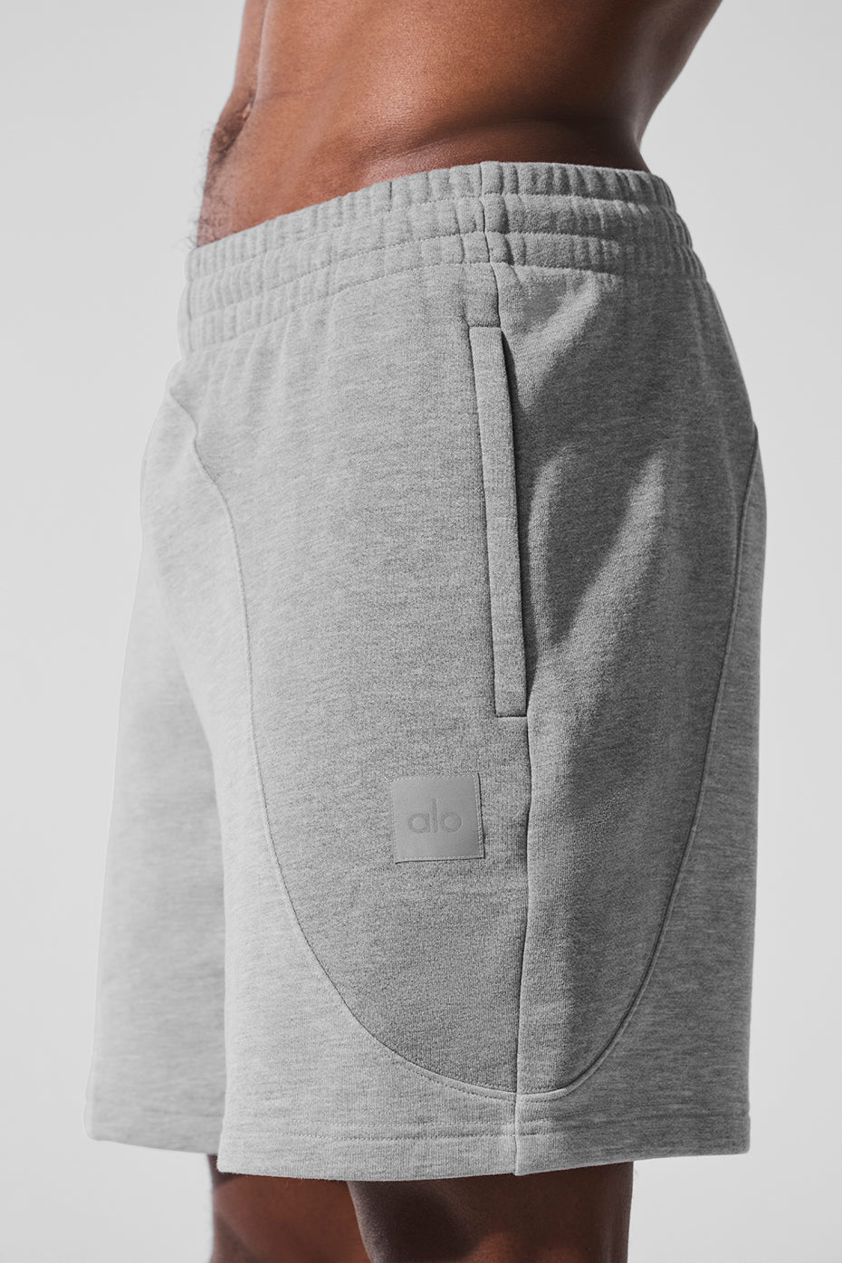 Short Make Waves de 7 pouces - Gris chiné sport ton sur ton