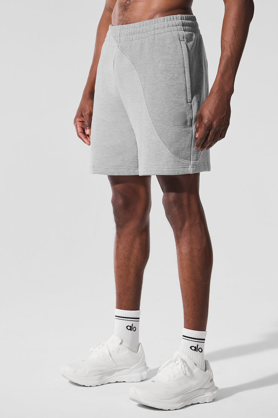 Short Make Waves de 7 pouces - Gris chiné sport ton sur ton