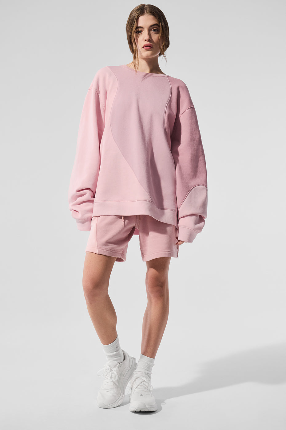 Short Make Waves de 7 pouces - Rose coucher de soleil ton sur ton